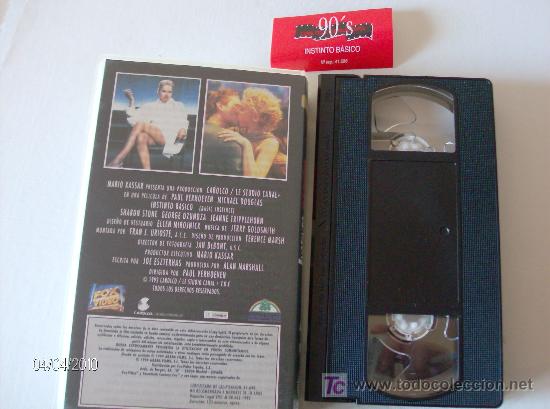 Cine: PELICULA VHS INSTINTO BASICO - Foto 2
