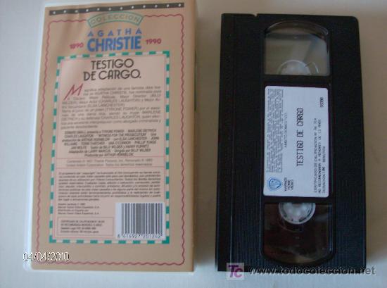 Cine: PELICULA VHS TESTIGO DE CARGO - Foto 2