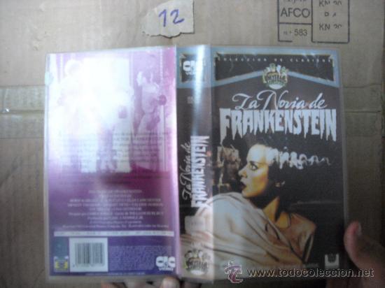 Cine: LA NOVIA DE FRANKENSTEIN-VHS
