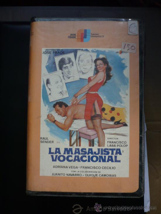 Cine: LA MASAJISTA VOCACIONAL (1980) VHS.