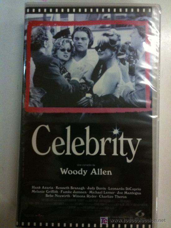 Cine: VHS-CELEBRITY-COMEDIA DE WOODY ALLEN-LEONARDO DICAPRIO-CHARLIZE THERON-NUEVA PRECINTADA