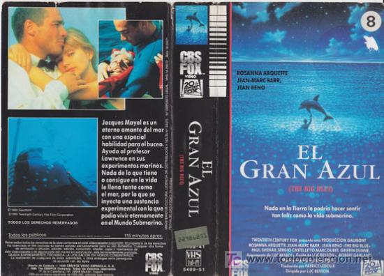 el gran azul · video vhs · luc besson | jean re - Buy VHS Movies ...