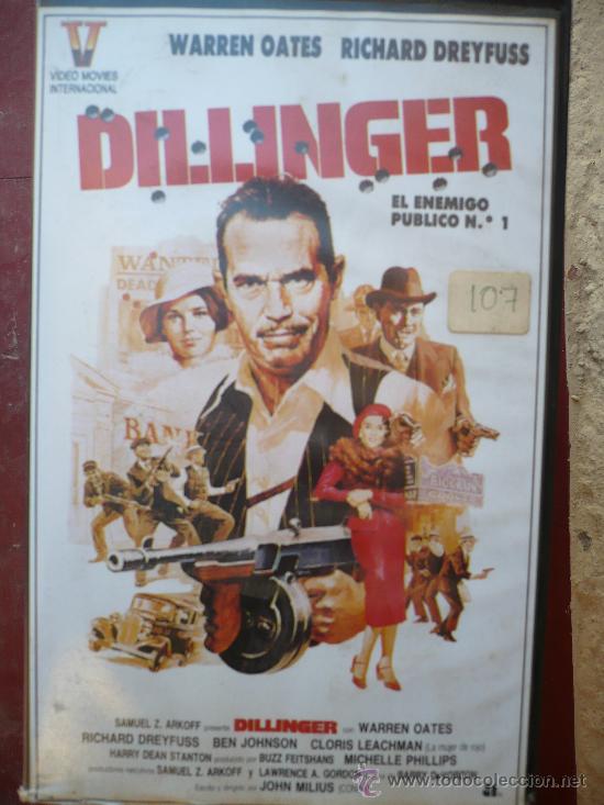 Cine: DILLINGER (1973) VHS. - Foto 1