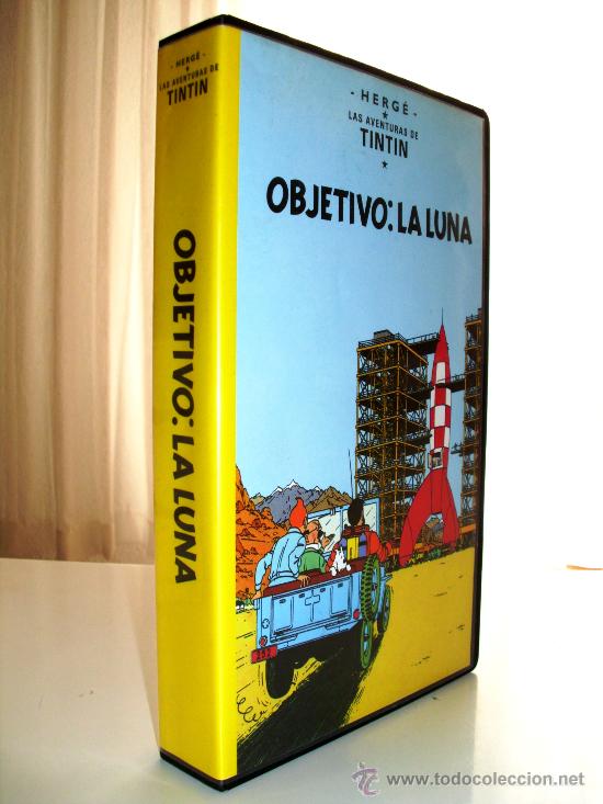 Cine: TINT&Iacute;N - OBJETIVO: LA LUNA - VHS CAJA R&Iacute;GIDA (Ellipse, 1992)
