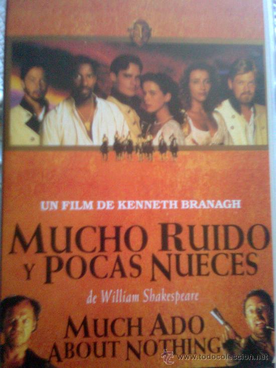 Cine: Shakespeare -Mucho Ruido y Pocas Nueces(Kenneth Brannagh,94)-Version original subtitulada-rara vhs