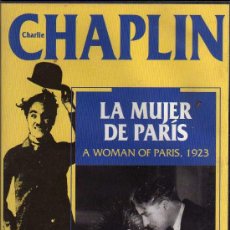 Cine: VHS - CHARLIE CHAPLIN - Nº 9 LA MUJER DE PARÍS - A WOMAN OF PARIS, 1923. Lote 21585437