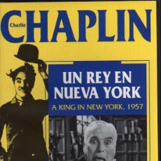 Cine: VHS - CHARLIE CHAPLIN - Nº 11 UN REY EN NUEVA YORK - A KING IN NEW YORK, 1957. Lote 21585475