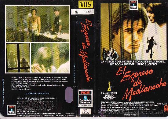 Cinema: EL EXPRESO DE MEDIANOCHE.VHS