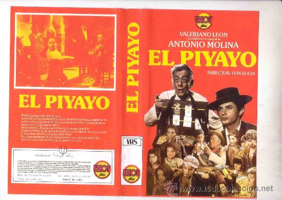 Cinema: EL PIYAYO / VHS ORIGINAL