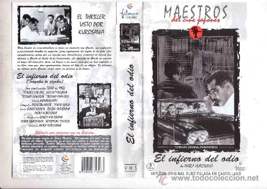 Cin&eacute;ma: EL INFIERNO DEL ODIO--VHS--VENTA MINIMA 10 EUROS