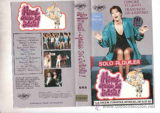 Cin&eacute;ma: MAMA QUIERO SER ARTISTA / VHS