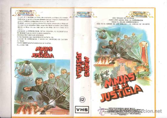 Cinema: NINJAS DE LA JUSTICIA / VHS