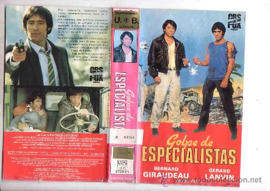 Cin&eacute;ma: GOLPE DE ESPECIALISTAS-VHS