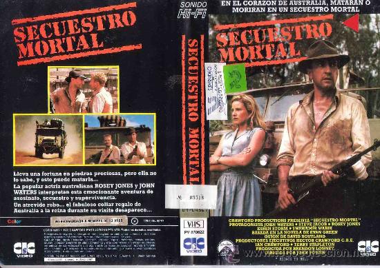 Cin&eacute;ma: SECUESTRO MORTAL / VHS ORIGINAL