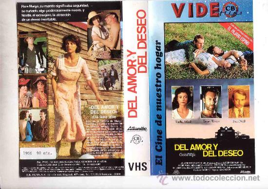 Kino: DEL AMOR Y DEL DESEO---vhs-- venta minima 6 eu