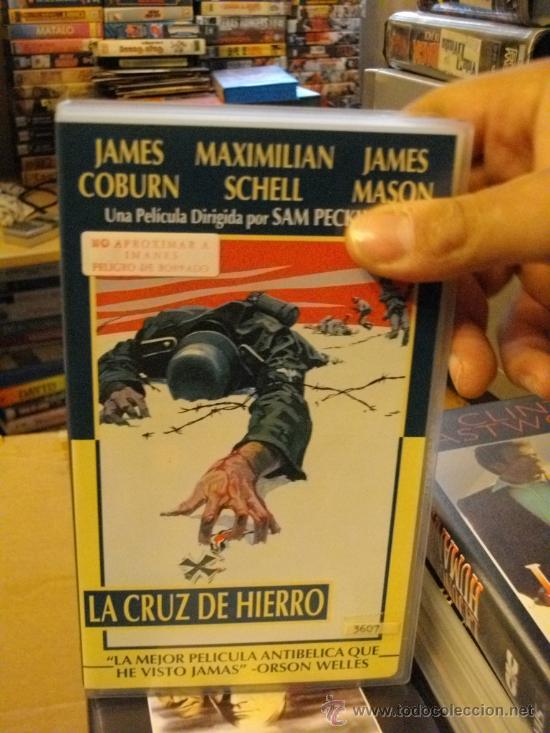 Cinema: LA CRUZ DE HIERRO-VHS-VENTA MINIMA 10 EU-