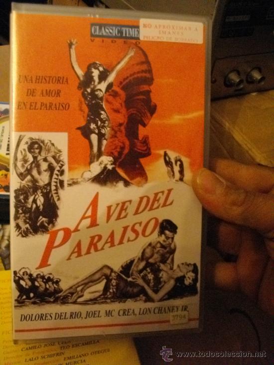 Cine: AVE DEL PARAISO-vhs-venta minima 10 euros