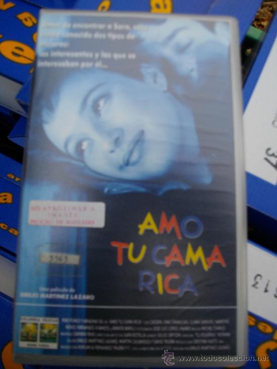 Cinema: AMO TU CAMA RICA-VHS.VENTA MINIMA 10 EU