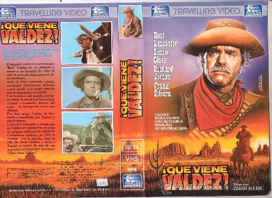 Kino: QUE VIENE VALDEZ-vhs venta minima 10 eu