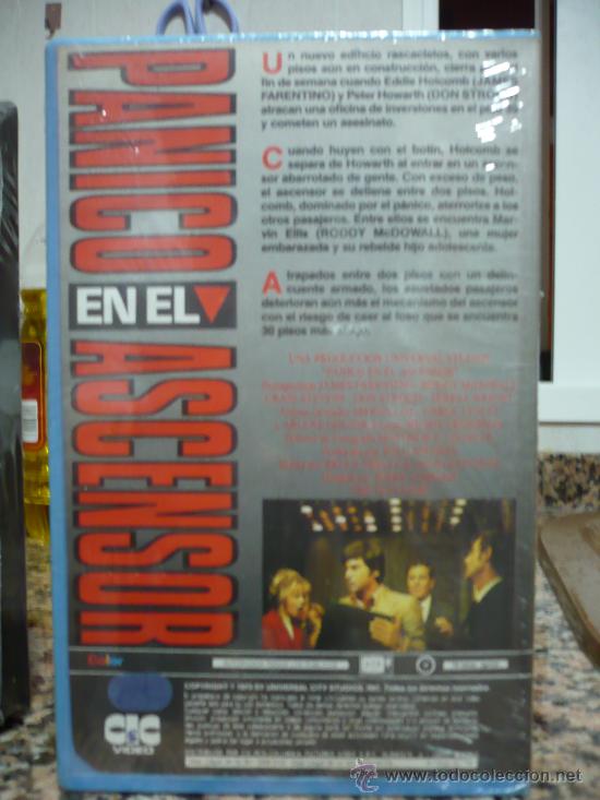 Cine: Panico en el ascensor / the elevator (1974) VHS. PRECINTADA. - Foto 2