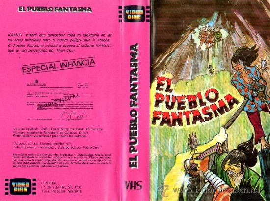 vhs - los ninjas el pueblo fantasma - anime jap - Comprar Filmes