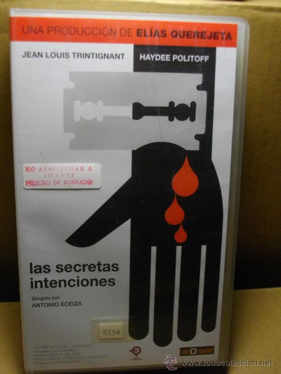 Cinema: LAS SECRETAS INTENCIONES.ELIAS QUEREJETA-vhs-venta minima 10 eu--