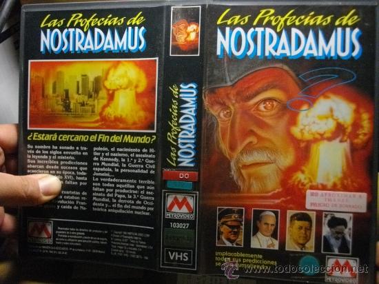 Cin&eacute;ma: LA PROFECIA DE NOSTRADAMUS--vhs--venta minima 10 eu