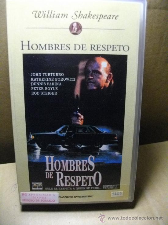Cin&eacute;ma: HOMBRES DE RESPETO-VHS--VENTA MINIMA 10 EU