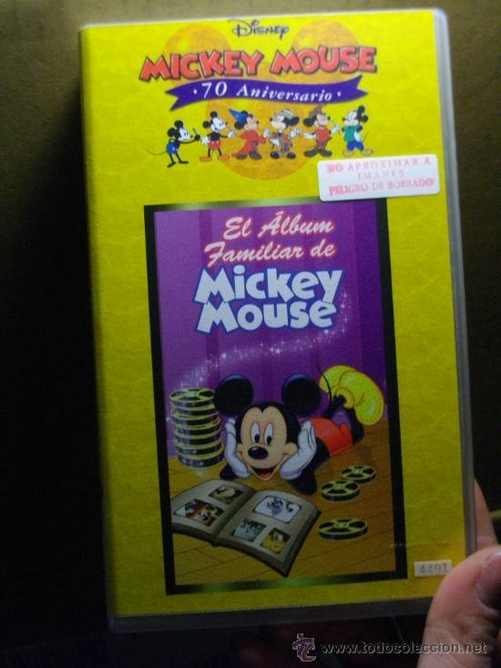 Cine: EL ALBUM FAMILIAR DE MICKEY MOUSE _ semi nueva MAS DE 50000 PELICULAS BETA VHS 2000