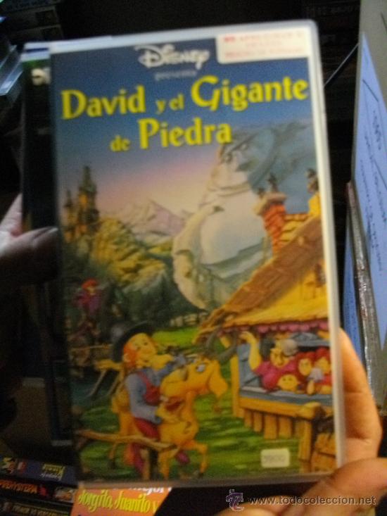 Cine: DAVID Y EL GIGANTE DE PIEDRA__DIBUJOS ANIMADOS --VHS