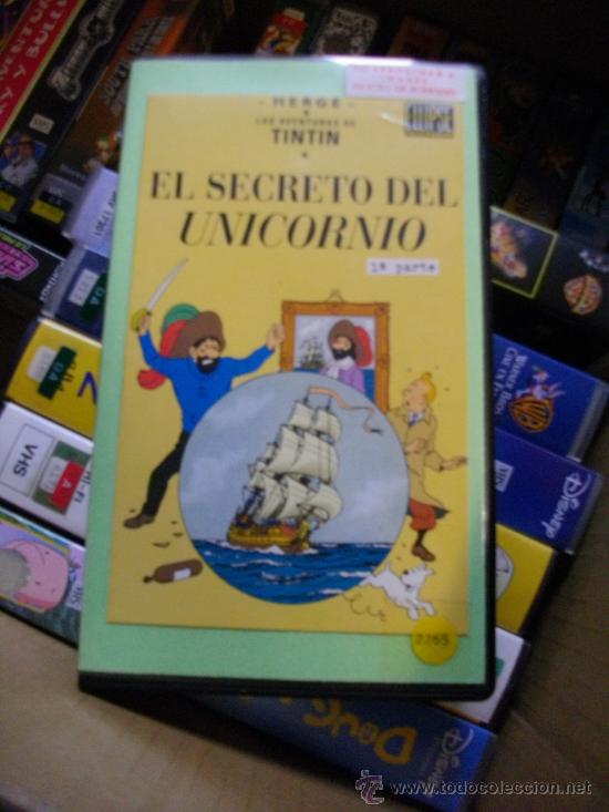 Kino: TIN TIN EL SECRETO DEL UNICORNIO__DIBUJOS ANIMADOS --VHS