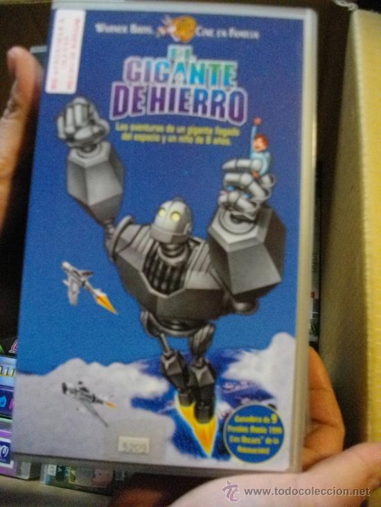 Cine: EL GIGANTE DE HIERRO__DIBUJOS ANIMADOS --VHS