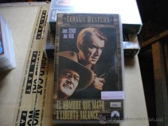Cin&eacute;ma: EL HOMBRE QUE MATO A LIBERTY VALANCE.VHS.VENTA MINIMA 6 EU