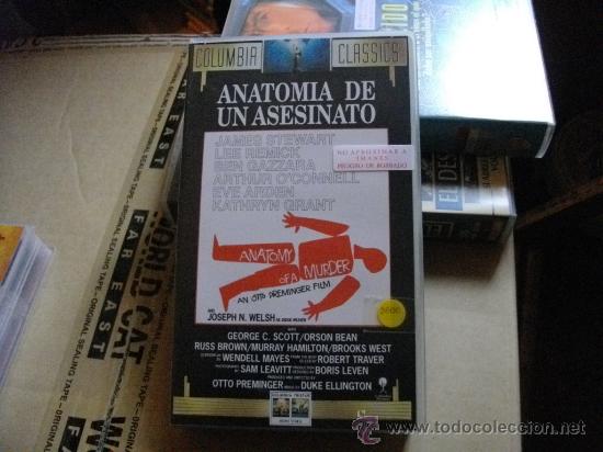 Cin&eacute;ma: ANATOMIA DE UN ASESINATO-CINE -VHS VENTA MINIMA 10 EU-