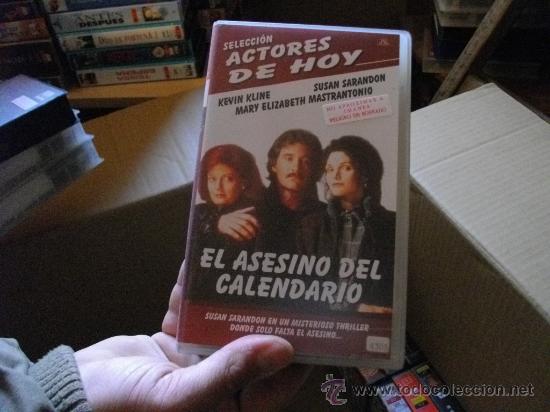 Cinema: EL ASESINO DEL CALENDARIO-VHS VENTA MINIMA 10 EU-