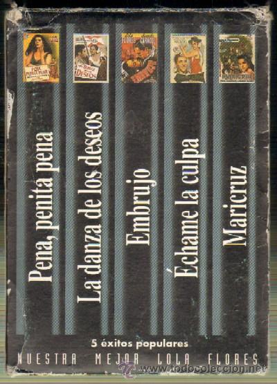 Cine: NUESTRA MEJOR LOLA FLORES COLECCION DE 5 EXITOS POPULARES VHS-287