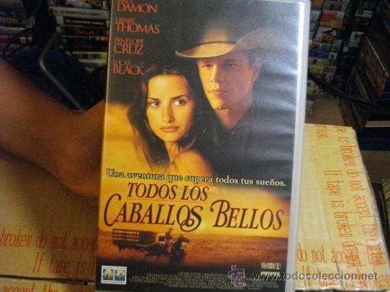 Cinema: TODOS LOS CABALLOS BELLOS-vhs-venta minima 10 eu-