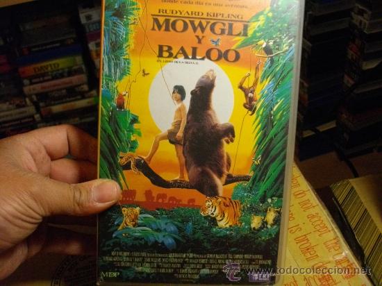 Kino: MOWGLI Y BALOO-vhs-venta minima 10 euros