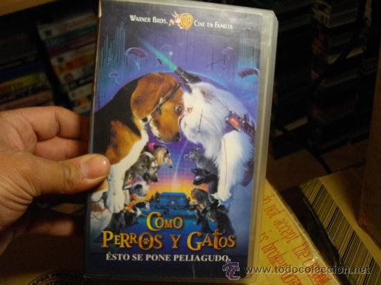 Cine: COMO PERRO Y GATOS--vhs--venta minima 10 EUROS--