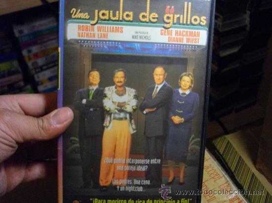 Cine: UNA JAULA DE GRILLOS-vhs-venta minima 10 eu--