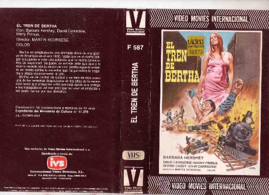 Cinema: EL TREN DE BERTHA / VHS ORIGINAL /VIDEOMOVIES