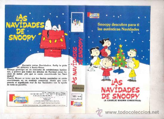 Cine: LAS NAVIDADES DE SNOOPY-VHS