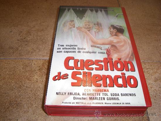 Cine: CUESTI&Oacute;N DE SILENCIO (1982) VHS.ORIGINAL - THRILLER, SUSPENSE - DE MARLEEN GORRIS &iexcl;&iexcl;RAR&Iacute;SIMA!!