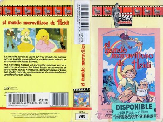 Cine: El mundo maravilloso de Heidi (ANIMACION. DIBUJOS ANIMADOS)