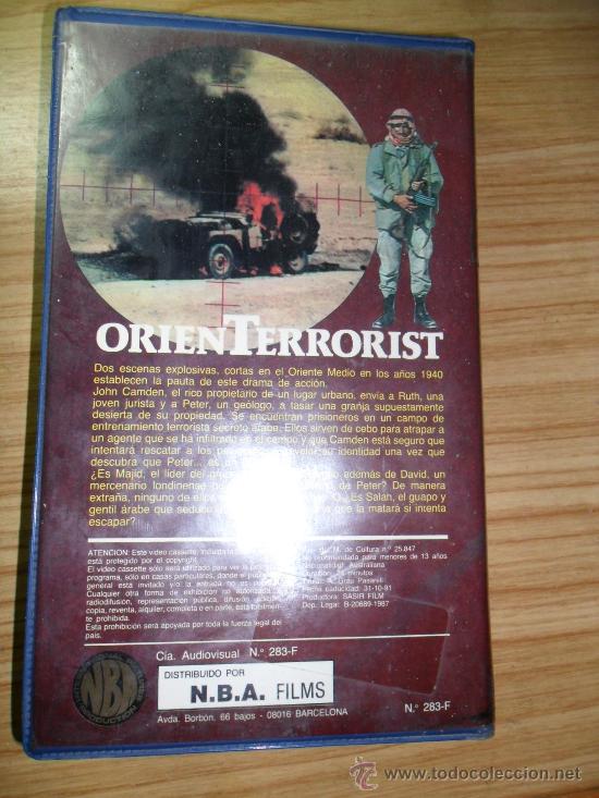 Cine: Orient terrorist (1979) VHS - Foto 2