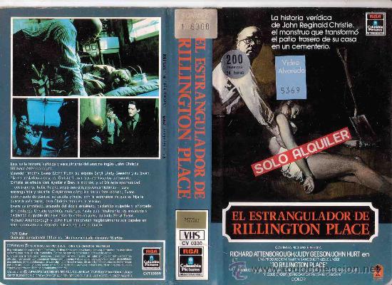 Cine: EL ESTRANGULADOR DE RILLINGTON / VHS