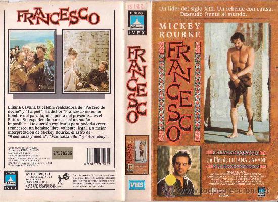 Cine: francesco / vhs /mickey rourke - Foto 1
