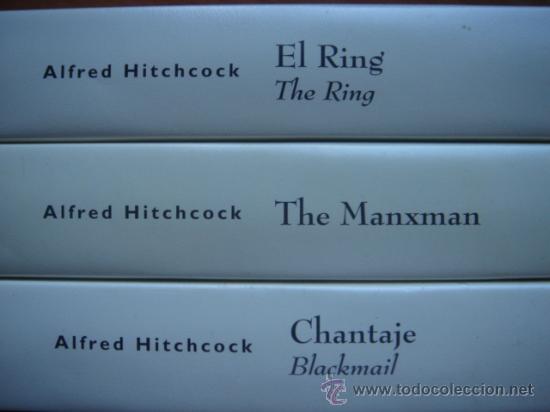 Cine: LOTE DE 3 FILMS DE HITCHOCOK, ETAPA INGLESA, VHS, ORIGINAL, ESPL&Eacute;NDIDO ESTADO