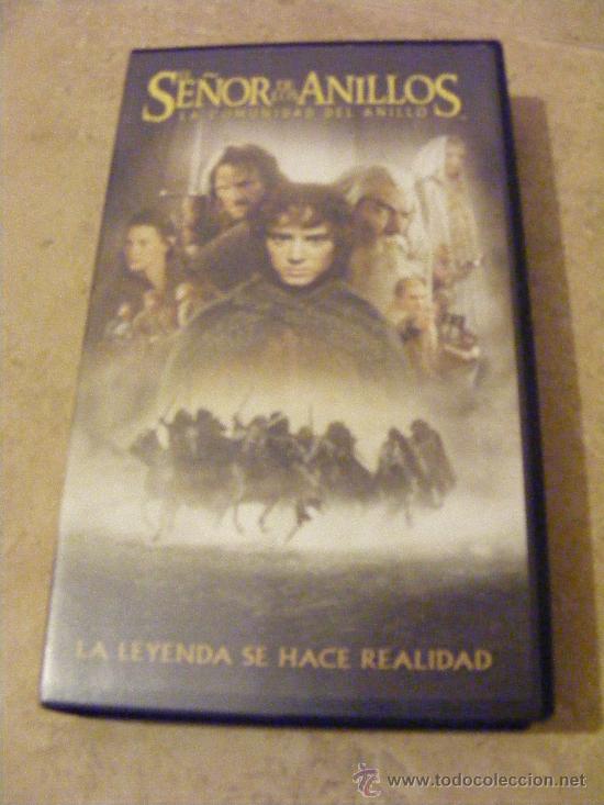 Cine: VHS EL SE&Ntilde;OR DE LOS ANILLOS: LA COMUNIDAD DEL ANILLO VIDEO.
