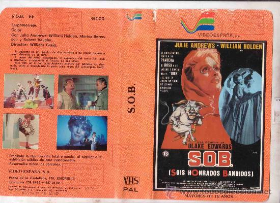 Cin&eacute;ma: S.O.B. SOIS HONRADOS BANDIDOS / VHS 1 EDICION